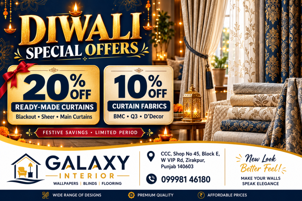 diwali curtain sale elegance